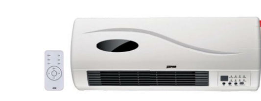 ZEPHIR TERMOCONVETTORE CERAMICO DA PARETE CON TELECOMANDO 1000/2000W CON TIMER ZMW1909B