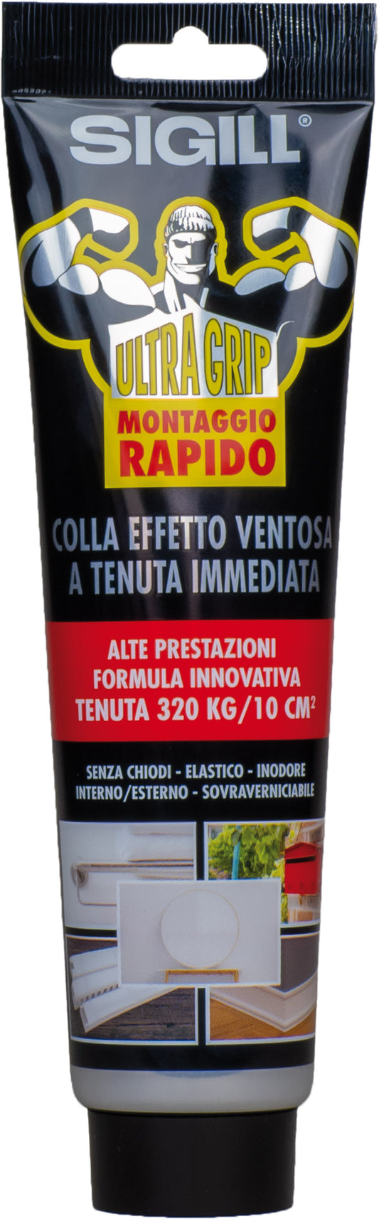 Colla di montaggio Ultra Grip effetto ventosa, Elimina i chiodi tenuta immediata. Sigill