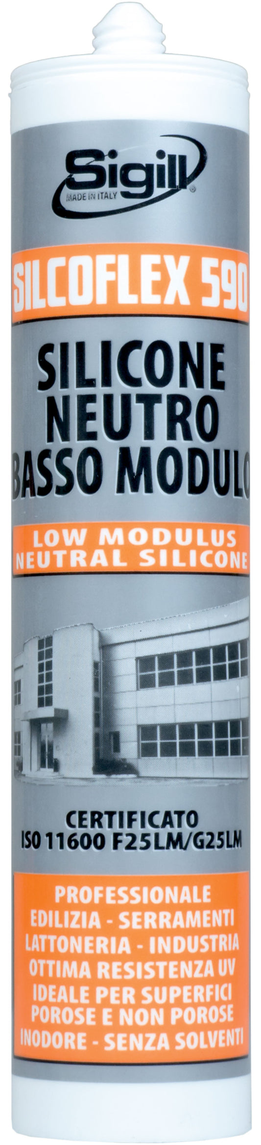 Silicone neutro basso modulo Silcoflex 590 Sigill