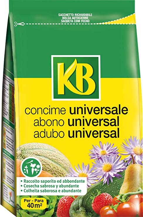 Concime Universale Granulare, Fertilizzante Organico Minerale KB 800 gr.