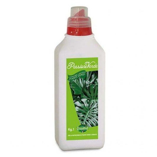 Concime liquido per Piante Verdi, Fertilizzante specifico arricchito 1 Kg.