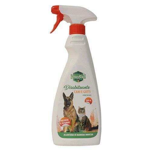 Disabituante per cani e gatti, repellente spray, dissuasore educativo ecologico