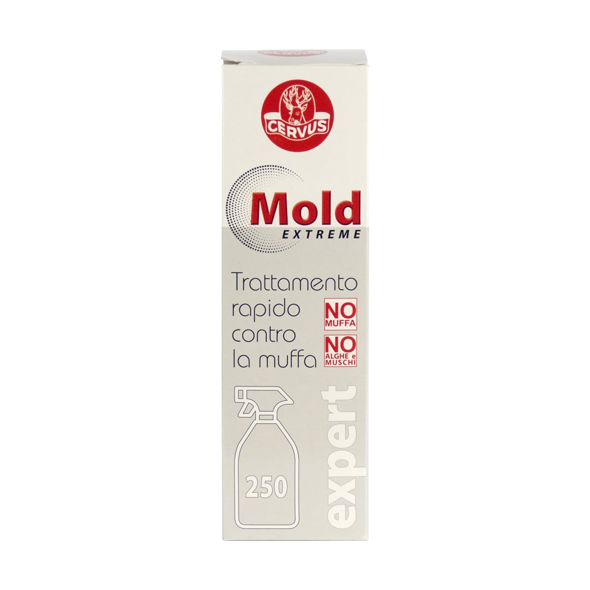 Detergente antimuffa Mold, efficace contro muffe, alghe e muschi. Cervus