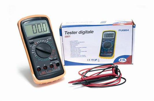 Tester Digitale  Schermo LCD 3,5", Multimetro Professionale AXEL