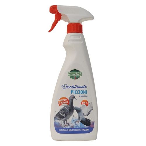 Disabituante per Piccioni Spray no gas, Repellente naturale  500 ml.