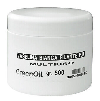 Vaselina bianca filante F.U. multiuso Greenoil 500 gr.